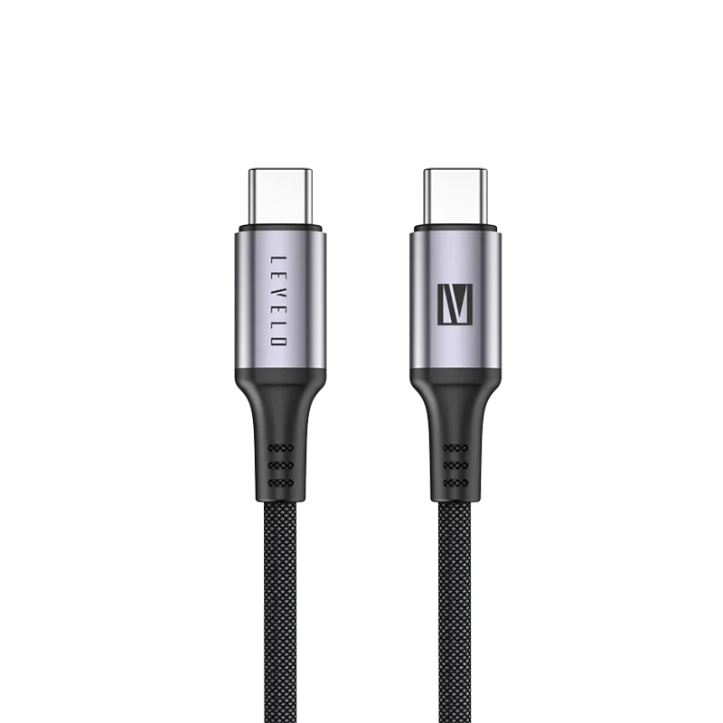 Levelo Otto USB C to C 60W Leather 1.2M Cable 1 Mascom International.webp